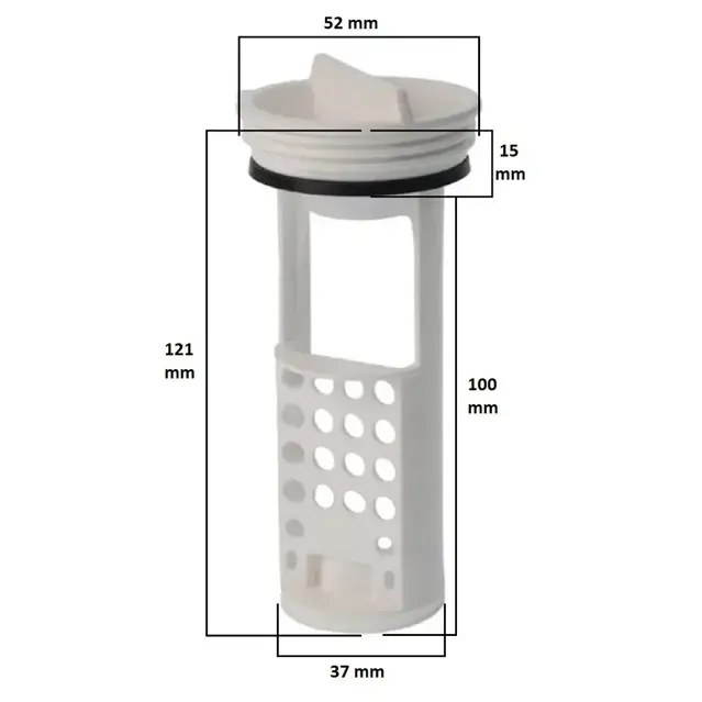 Arçelik ARY4120SJ Çamaşır Makinesi Pompa Filtre Kapağı