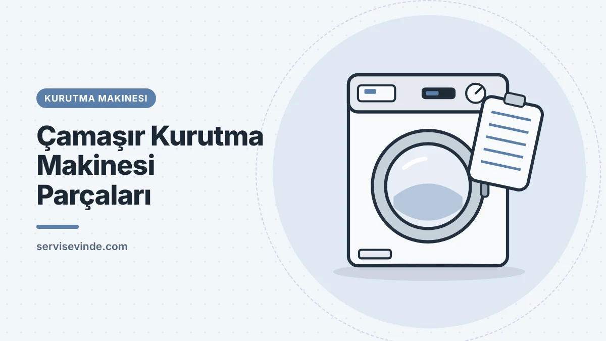 Çamaşır kurutma makinesi filtresi, kayışı ve su pompası yedek parçaları
