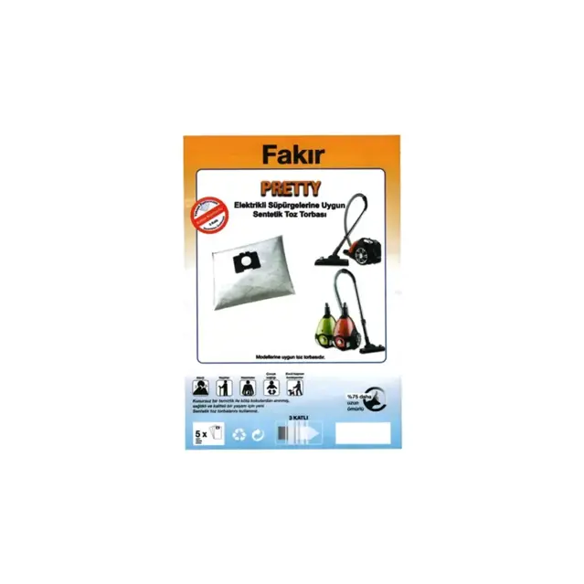 Fakir Pretty Sentetik Toz Torbası