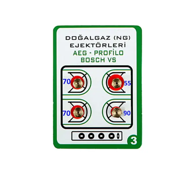 Bosch / Siemens / Profilo Fırın & Ocak Doğalgaz Enjektör 4'lü Set