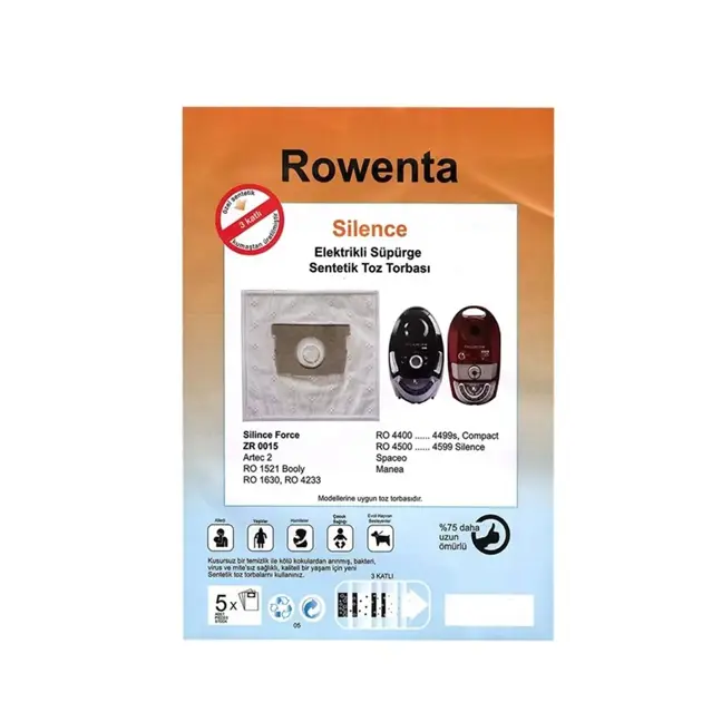 Rowenta lence Force Sentetik Toz Torbası