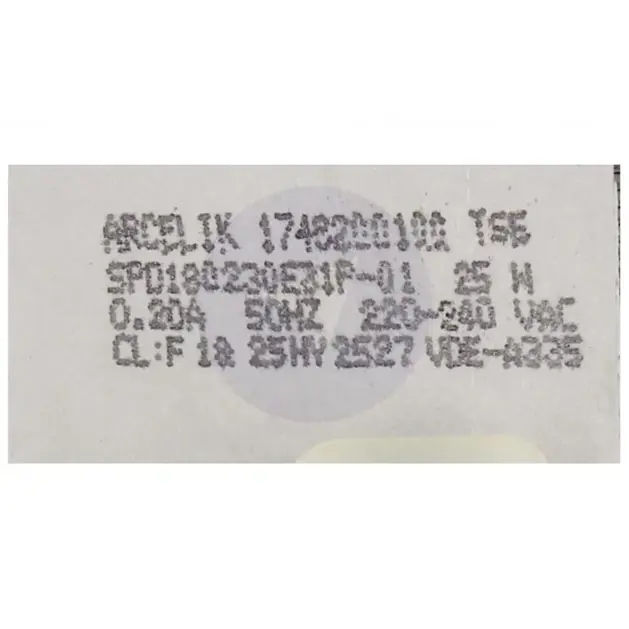 Arçelik 9250PFLI Bulaşık Makinesi Tahliye Pompası Termikli Orjinal Orjinal