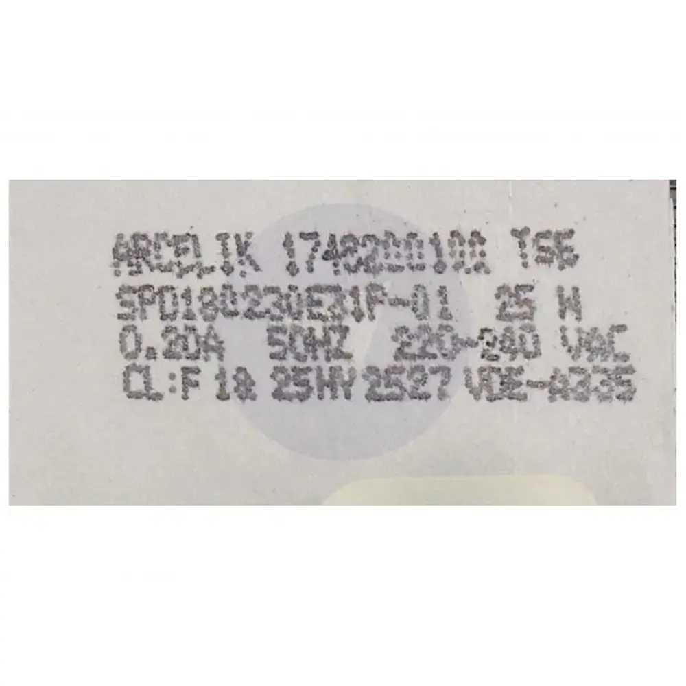 Arçelik 9380SS Bulaşık Makinesi Tahliye Pompası Termikli Orjinal Orjinal
