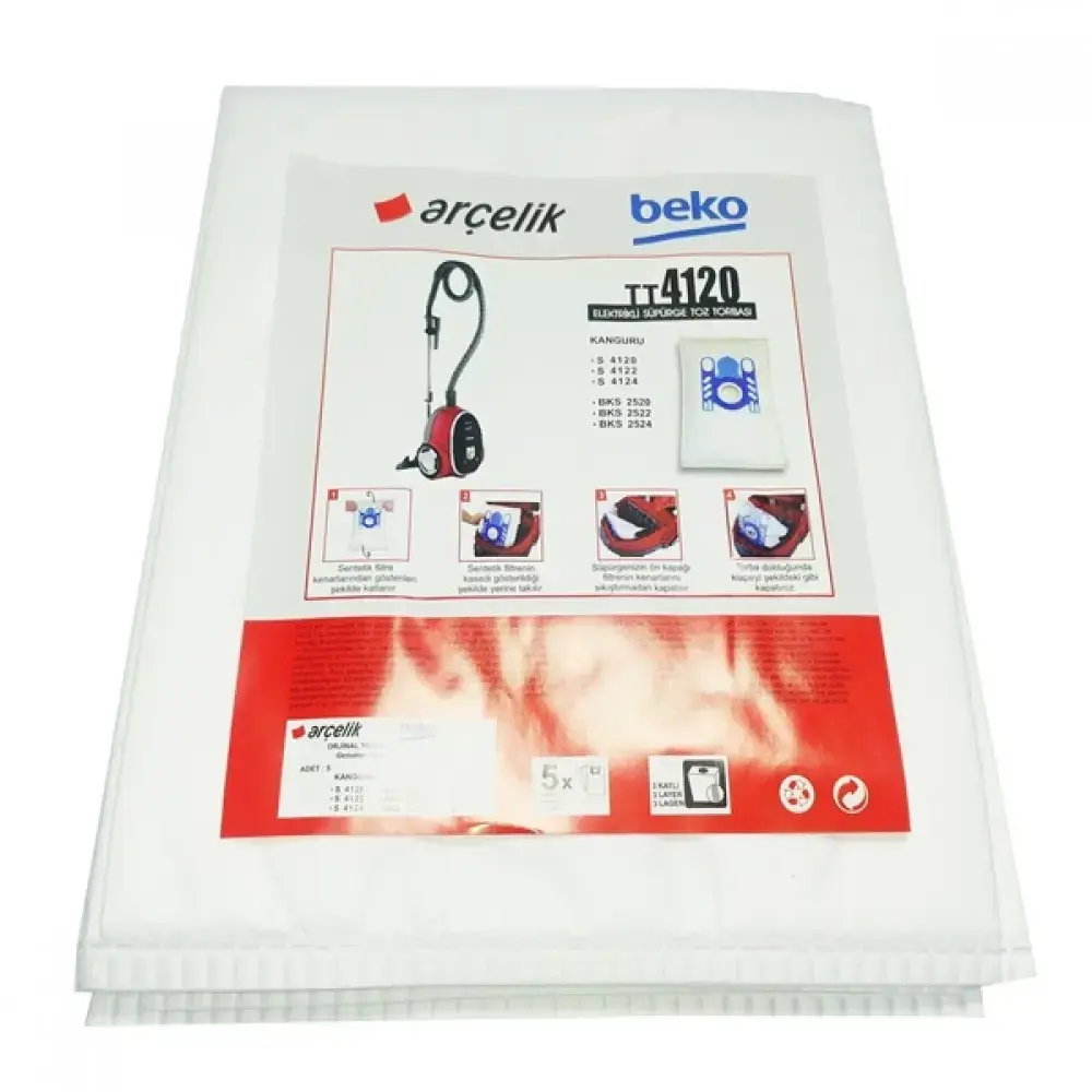 Arçelik S 6800 Sentetik Toz Torbası Orjinal Orjinal