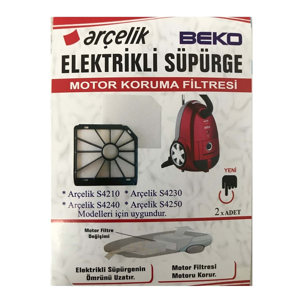 Arçelik TRB 6986B ile Uyumlu Motor Koruma Filitresi