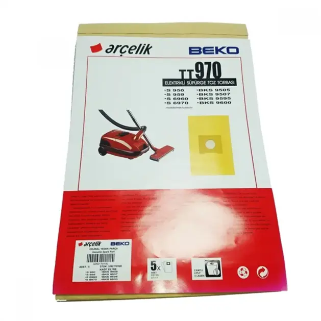 Arçelik TT 970 Kağıt Toz Torbası