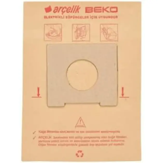 Arçelik TT 970 Kağıt Toz Torbası