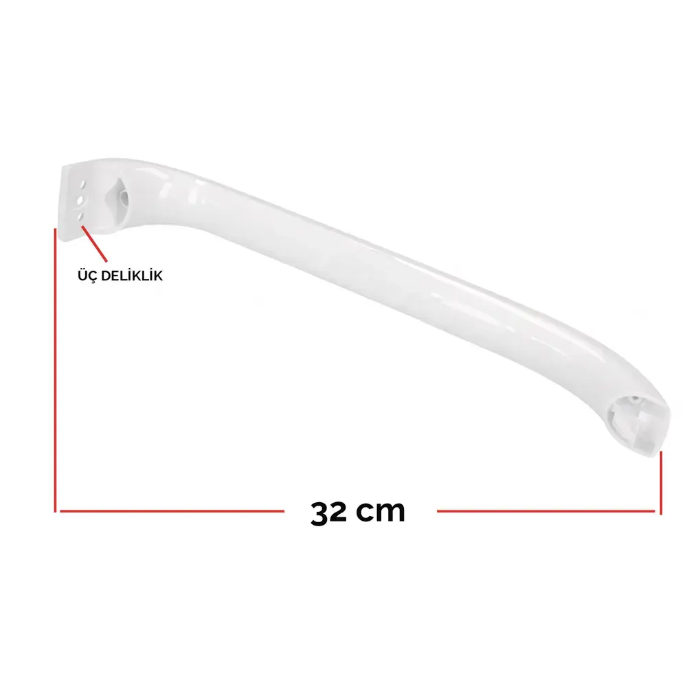 Bosch KSV7032001 Beyaz Buzdolabı Kapak Tutamağı
