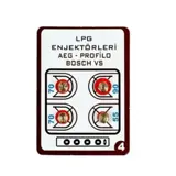 Bosch / Siemens / Profilo LPG Enjektör Seti - 8 Lokma