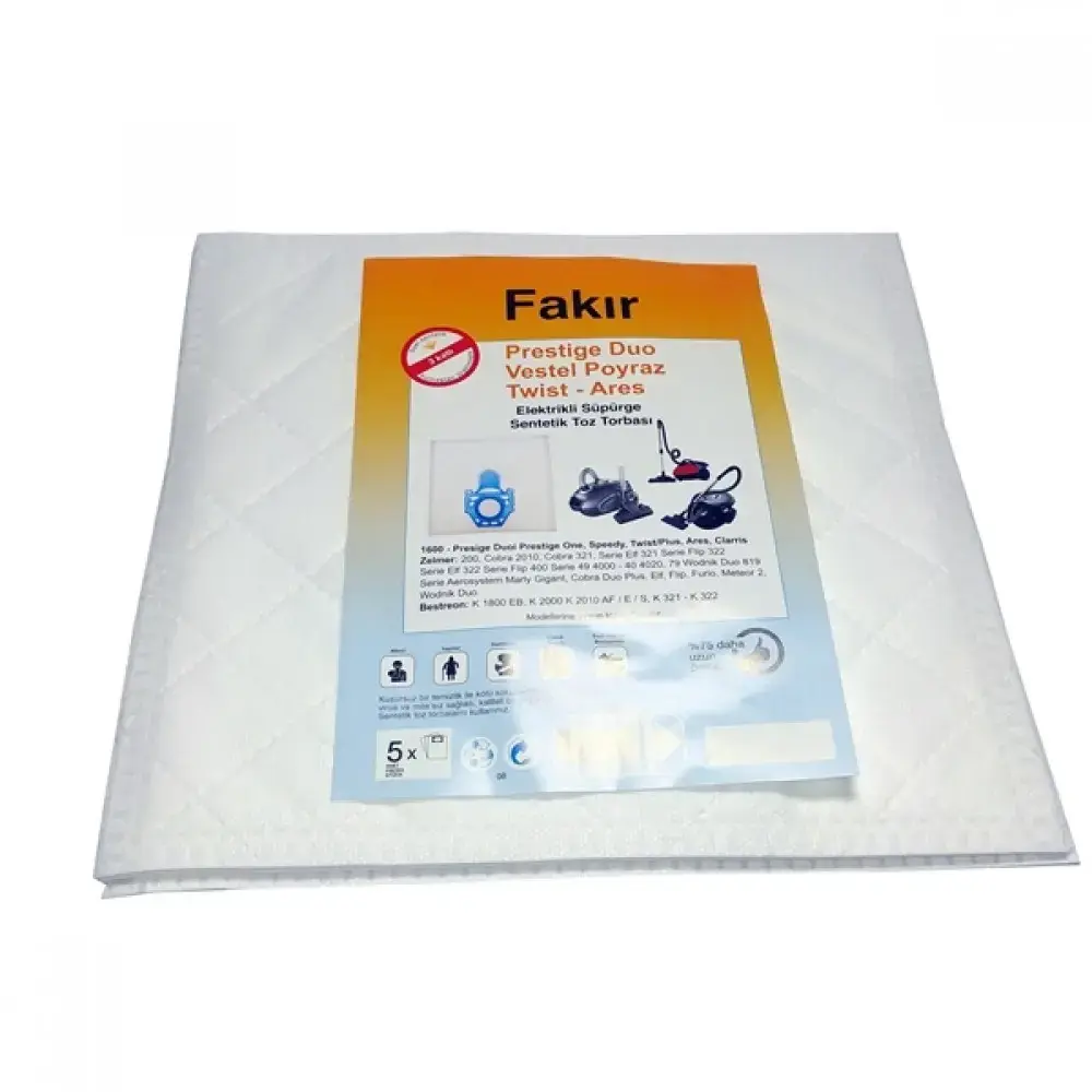 Fakir Hygien 2600 H2O Sentetik Toz Torbası