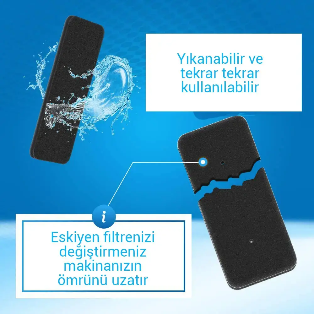 Hoover DMHD1013A2X Çamaşır Kurutma Makinesi Sünger Filtresi