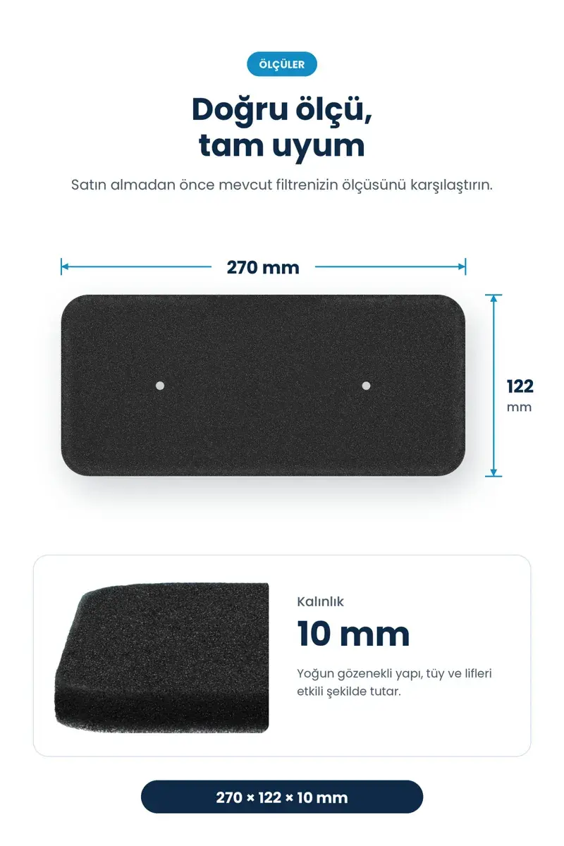 Hoover NDH8A3TCBEXSS Çamaşır Kurutma Makinesi Sünger Filtresi