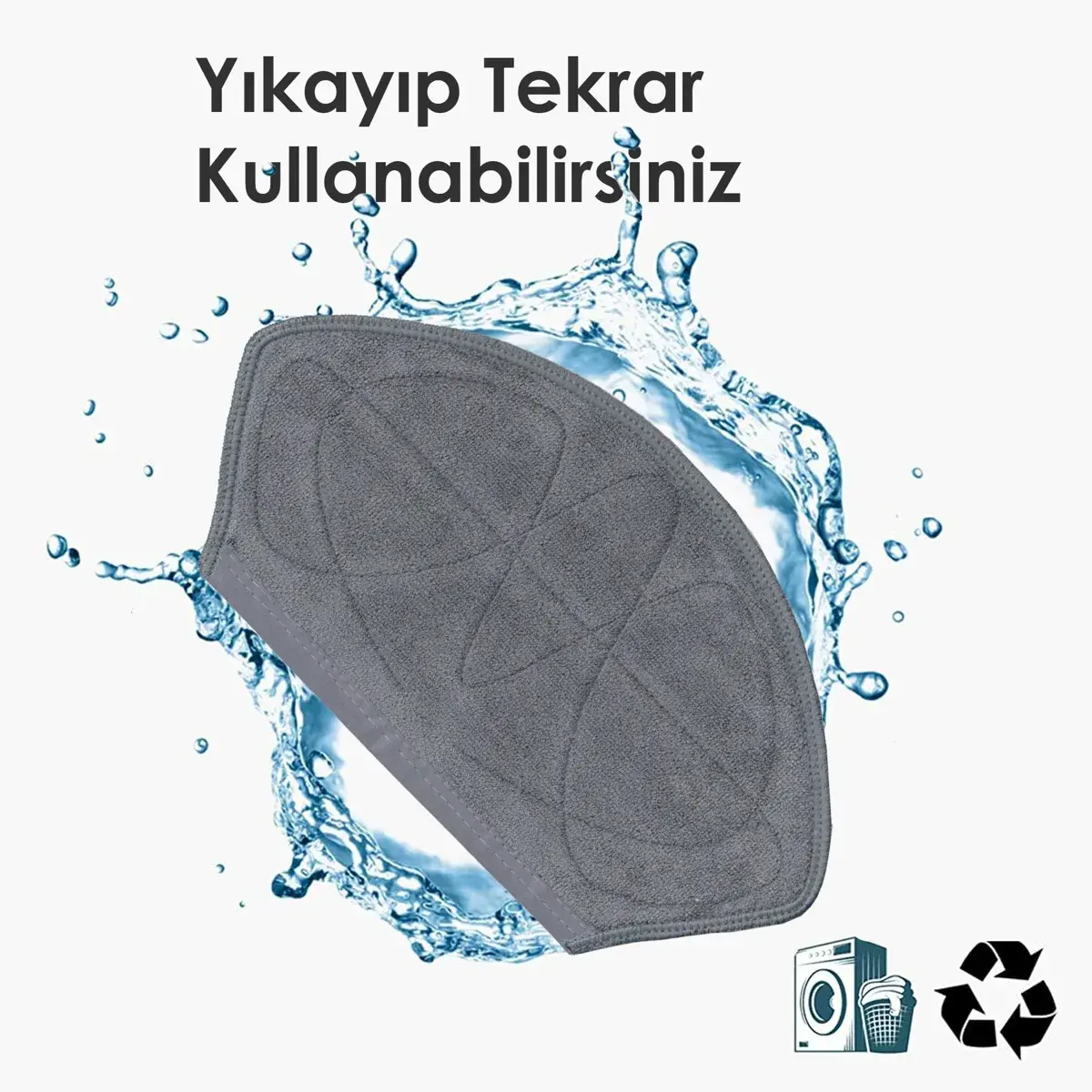 Midea M7 Vacuum And Mop ile Uyumlu Robot Süpürge Mop Pedi / Bezi