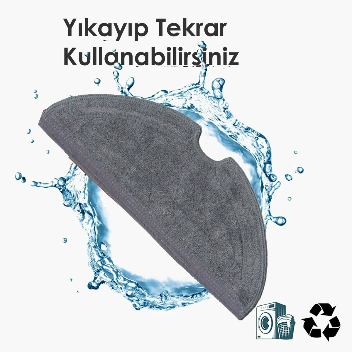 ROBOROCK S5 ile Uyumlu Robot Süpürge Mop Pedi / Bezi