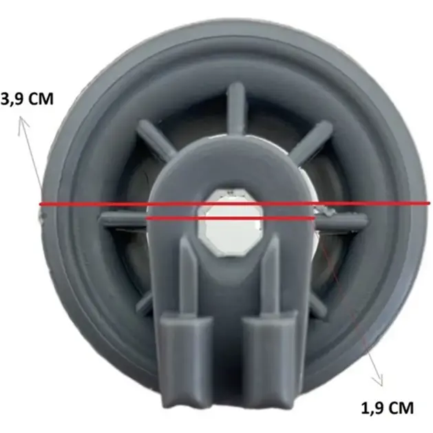 Siemens SN55P581EU Gri Bulaşık Makinesi Alt Sepet Tekerleği