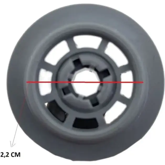 Siemens SN55P581EU Gri Bulaşık Makinesi Alt Sepet Tekerleği