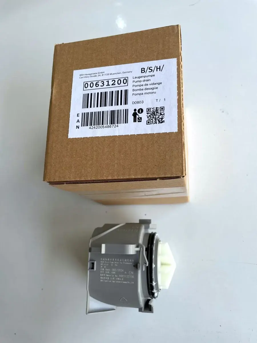 Siemens SR45M586EU ile Uyumlu Bosch Bulaşık Makinesi Boşaltma Pompası
