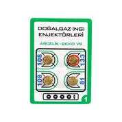 Whirlpool AKZ218 Fırın / Ocak Doğalgaz Enjektör 4'lü Dönüşüm Seti